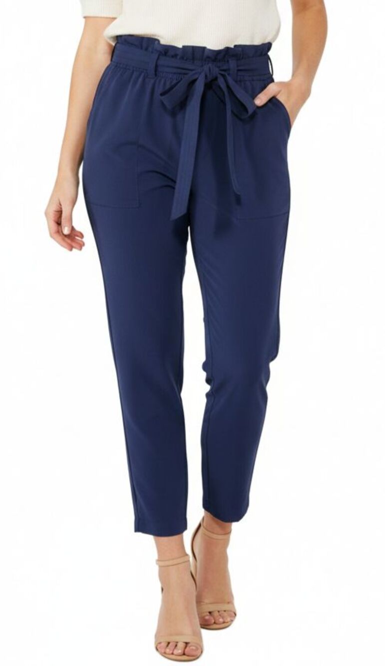 Athleta Pants Womens Skyline Pant Size 6 Blue Athleisure Wrinkle Resistant EUC